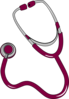 Red Stethoscope Clip Art