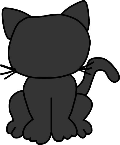 clipart black cat - photo #21