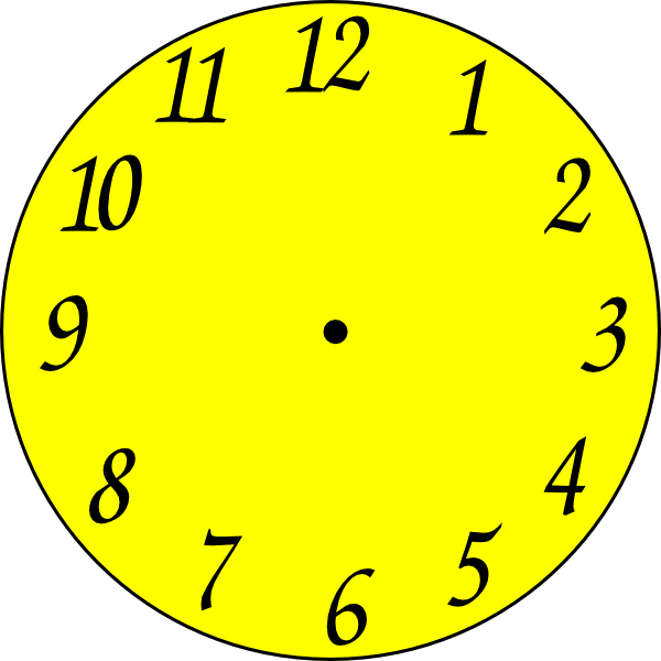 clipart for clock - photo #25