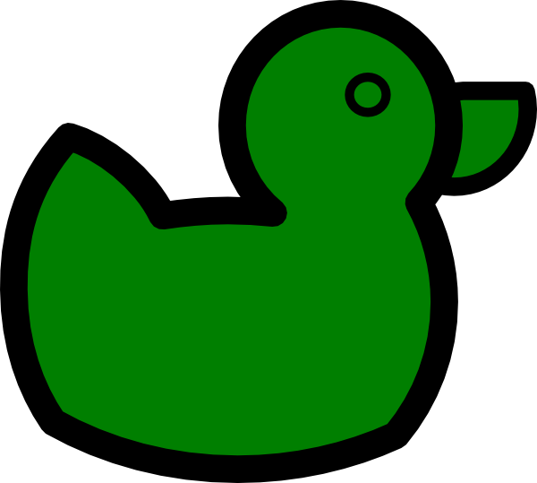 green duck clipart - photo #2