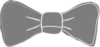 Gray Bow Tie Clip Art