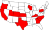 States I Have Serviced 004 Clip Art