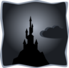 Full Moon Castle Clip Art