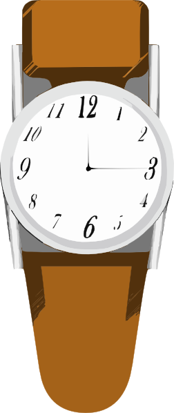 clipart wrist watch - photo #4