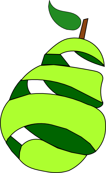 green pear clip art - photo #12