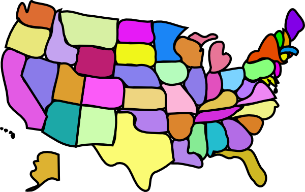 clipart usa map - photo #25