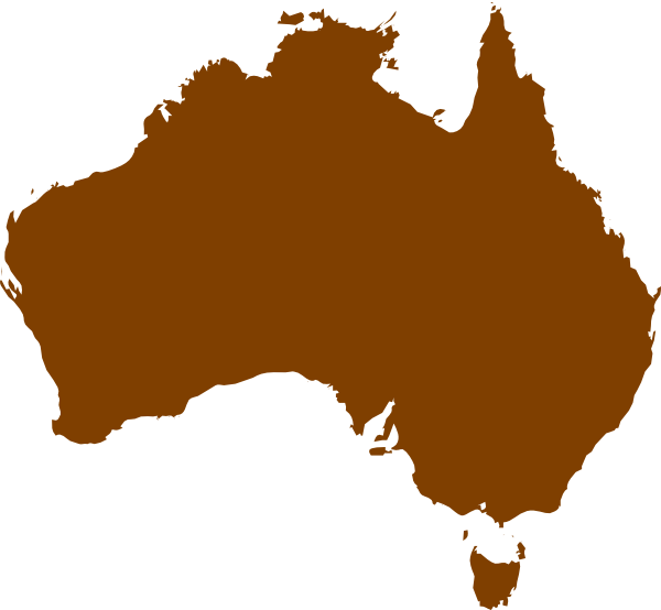 Australia Brown Clip Art at Clker.com - vector clip art online, royalty