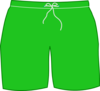 Green Swim Shorts Clip Art