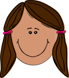 Brunette Teenager Clip Art at Clker.com - vector clip art online