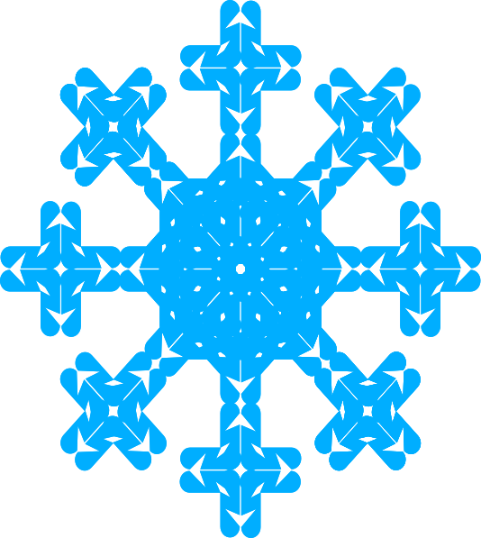 snowflake clipart transparent background - photo #37