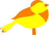 Yellow Bird Easy Clip Art