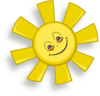 Happy Sun Clip Art