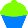 Cupcake Green Clip Art