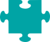 Puzzle Turquoise Clip Art