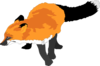 Fox Running Clip Art