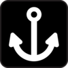 Anchor Black Background Clip Art