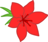 Red Flower Clip Art