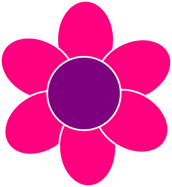 free pink flower clip art - photo #25