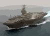 Uss Theodore Roosevelt (cvn 71) Currently Deployed, Powers Through The Mediterranean Sea Clip Art