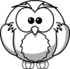 Owl White Clip Art