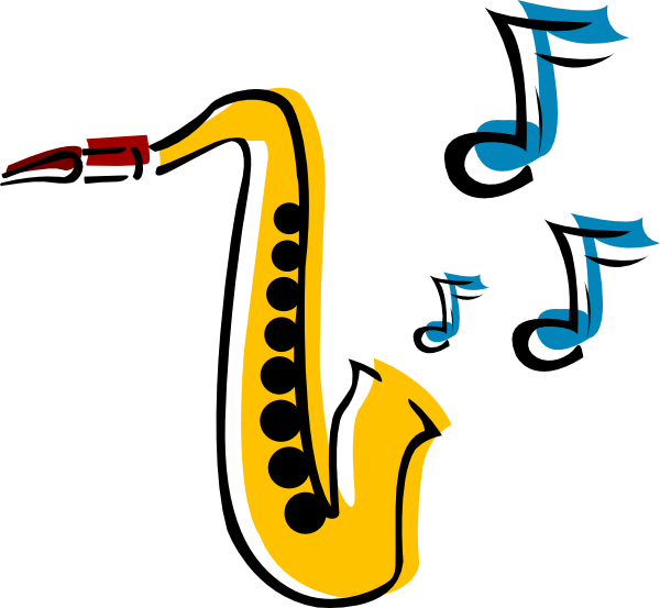Saxophone 5 Clip Art at Clker.com - vector clip art online, royalty