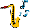Saxophone 5 Clip Art
