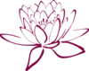 Fuschia Lotus Clip Art