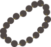 Artifact Necklace Onyx Clip Art