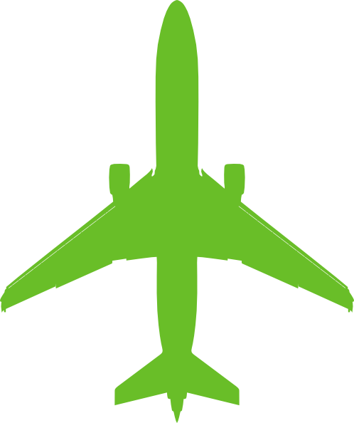 green airplane clipart - photo #1