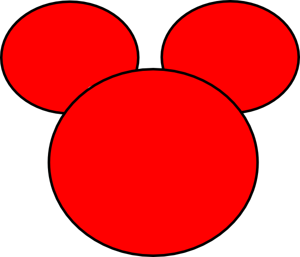 clipart mickey mouse ears - photo #33