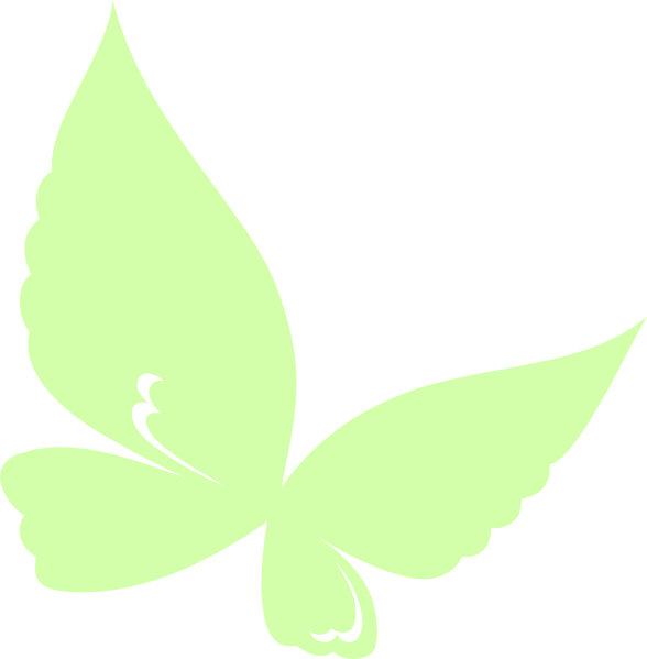 green butterfly clip art - photo #2