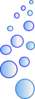 Lots Of Blue Bubbles 23 Clip Art