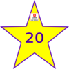 Number 20 Chart Clip Art