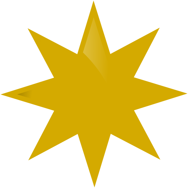 gold star clipart. Gold Star clip art