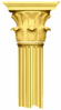 Broken Column Clip Art