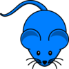 Blue Mouse Clip Art