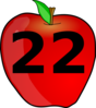 Counting Apple Clip Art