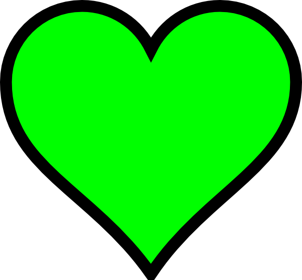 clipart green heart - photo #10