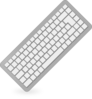 Desktop Keyboard Clip Art