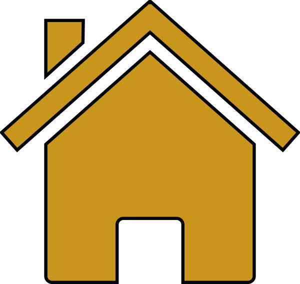 clipart yellow house - photo #34