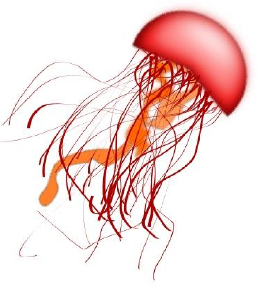 free cartoon jellyfish clipart - photo #9
