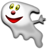 Cartoonish Ghost Clip Art