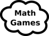 Math Games Sign Clip Art