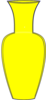 Yellow Vase Clip Art