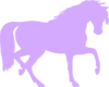 Purple Horse Clip Art