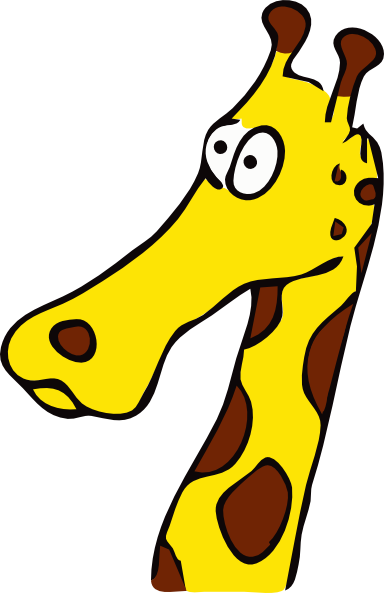 clipart cartoon giraffe - photo #28