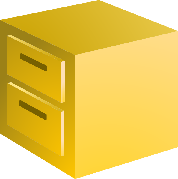 clipart file cabinet icon - photo #5