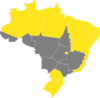 Mapa Brasil Destaque 1 Clip Art