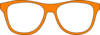 Orange Glasses Clip Art