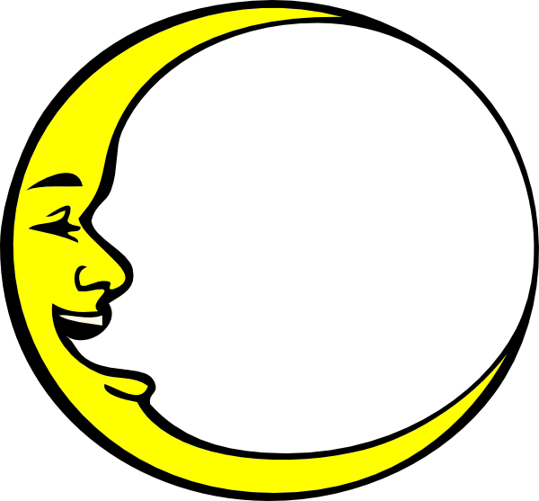 crescent moon clipart free - photo #7